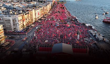 CHP'nin dev İzmir mitinginden kareler!
