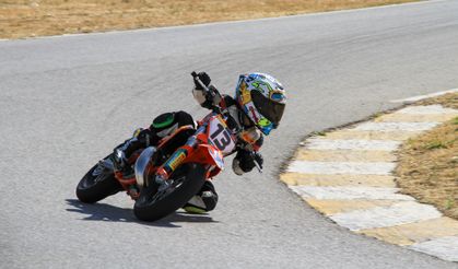 Türkiye Süpermoto Şampiyonası'nın 3. ayağı Uşak'ta yapıldı