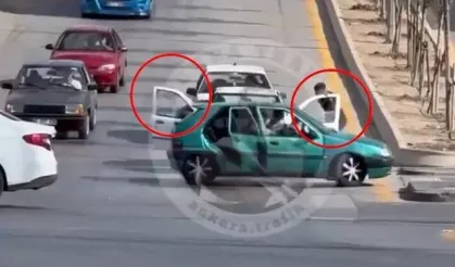 Trafikte bıçak ve kılıçlarla saldırıya gözaltı