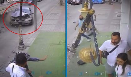 Ehliyetsiz ve alkollü sürücü dehşet saçtı: Yayalar son anda kurtuldu