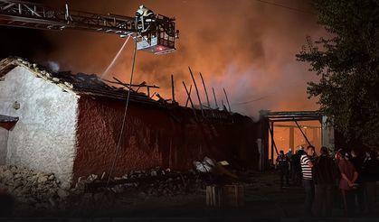 Köyde yangın paniği... Hasar büyük!