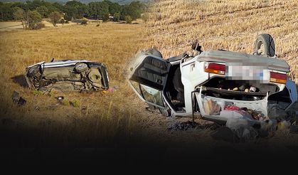 Sürücünün gözünü güneş aldı... Otomobil tarlaya uçtu!