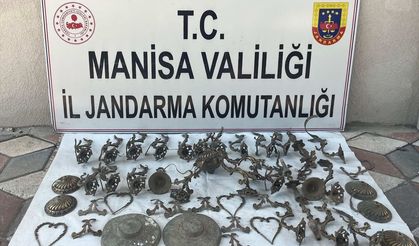 Manisa'da kaçak kazıcılara baskın: 10 şüpheliye suçüstü!