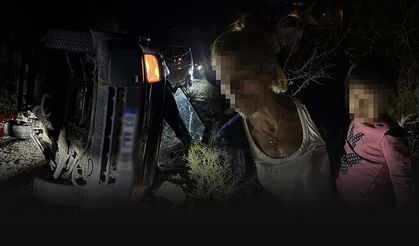 Alkollü sürücü polisten kaçarken kaza yaptı: Bebeği ve eşi ölümden döndü