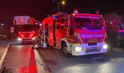 İstanbul'da 27 katlı otelde yangın paniği!