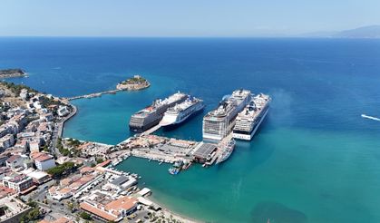 Ege Port Kuşadası 2025'i 617 kruvaziyer seferle tamamladı