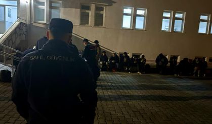 Milas'ta mahsur kalan 44 kaçak göçmen kurtarıldı