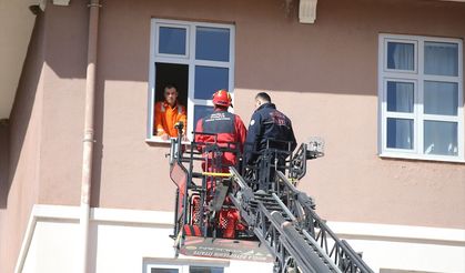 Muğla'da bir lisede deprem tatbikatı yapıldı