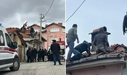 Tek katlı evde yangın çıktı: Kullanılamaz hale geldi!