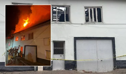 Bursa'da bir evde yangın: Can kaybı var