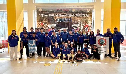 Aliağalı oryantiringciler Denizli’den Türkiye dereceleri ile döndü