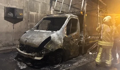 Havalimanı tünelinde korkutan yangın