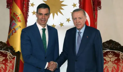 Cumhurbaşkanı Erdoğan, Sanchez ile görüştü!