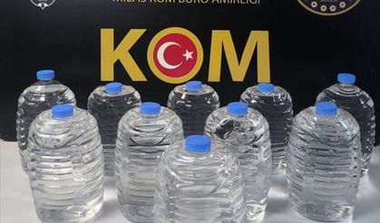 Muğla'da 475 litre etil alkol ele geçirildi