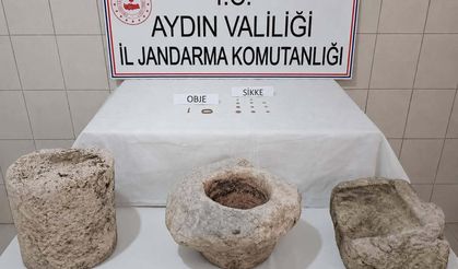 Aydın'da 'tarihi eser' operasyonu; 1 gözaltı
