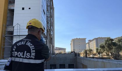 ADÜ kampüsünde iş kazası: 30 metreden yere çakıldı!