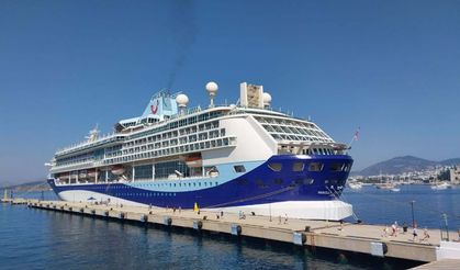 Bodrum'a Marella Discovery kruvaziyeri ile 1790 turist geldi