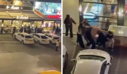Beylikdüzü’nde 4 kadının saç saça kavgası kamerada