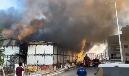 İşçilerin kaldığı konteynerde yangın