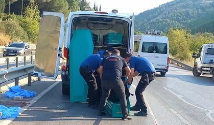 Bariyerlere çarpan motosikletin sürücüsü öldü