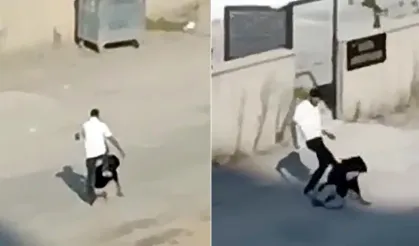 Tartıştığı kadına kabusu yaşattı: Apartman bahçesinde öldüresiye darp!