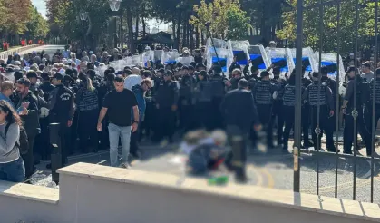AYM önündeki eylemde kendini vurdu: Emekli polis kurtarılamadı!