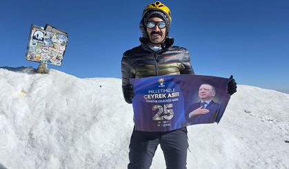AK Partili Kişili’den anlamlı tırmanış!  25. Kuruluş yıldönümüne ithaf etti