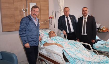 İYİ Parti İl Başkanı Mısırlıoğlu'na geçmiş olsun ziyareti