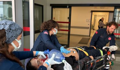 Kütahya'da yolcu treninin çarptığı yaya ağır yaralandı