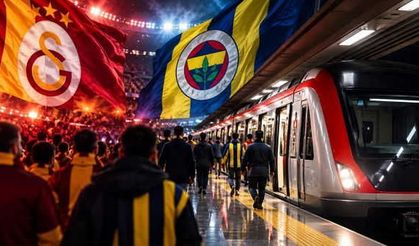 Galatasaray-Fenerbahçe derbisi öncesi metro seferlerine düzenleme!