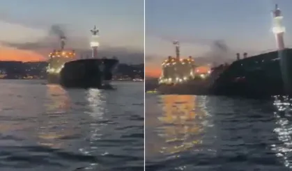 Gemi sürüklendi... Boğaz çift yönlü trafiğe kapatıldı!