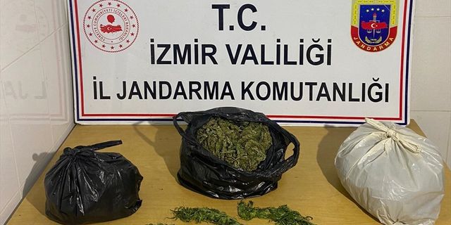 İzmir'de uyuşturucu baskını: 3 kilogram esrar ele geçirildi