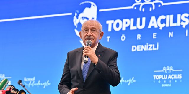 Kılıçdaroğlu, Denizli'de konuştu: Türkiye yol ayrımında