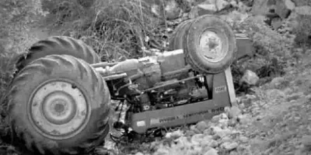 İzmir'de traktörün devrilmesi sonucu 1 kişi öldü