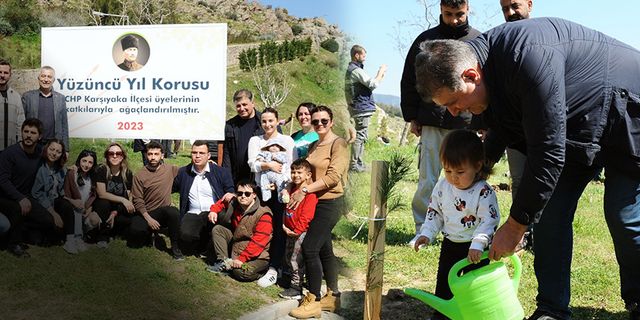 Karşıyaka'ya Orman Haftası'nda 'Yüzüncü Yıl Korusu'