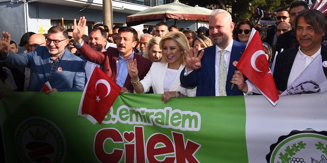 Pehlivan festivalde müjdeyi verdi... Emiralem Çileği tescilleniyor