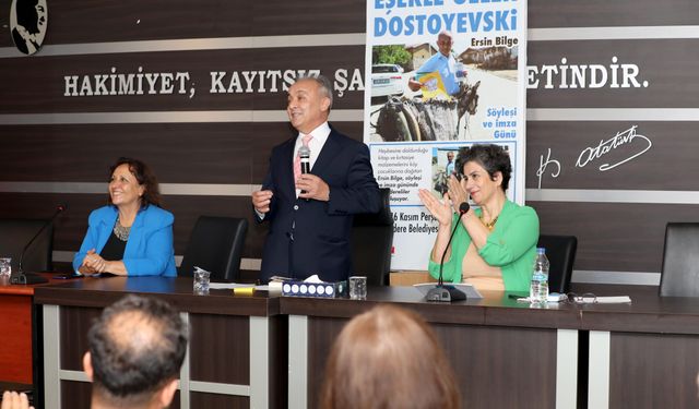 'Eşekle gelen Dosteyevski' hikayesi Narlıdere'de anlatıldı