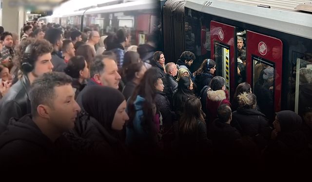 Uyarı yapılmıştı... İzmir Metro'da izdiham!