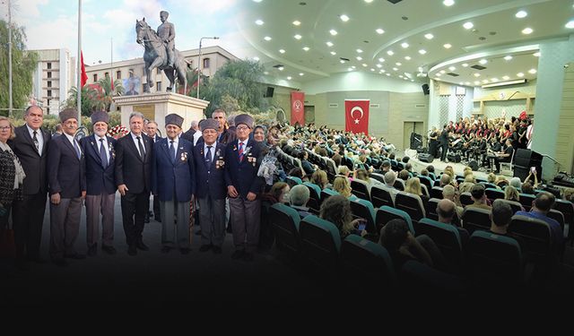 Atatürk Bornova'da Türk Halk Müziği konseri ile anıldı