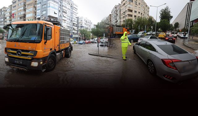 İzmir’de metrekareye 58,5 kilogram yağış düştü... Binden fazla personel sahaya indi