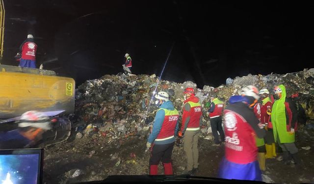 Çöplükte dehşet! İşçi, yığınların arasında kayboldu