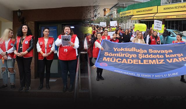 Emekçi kadınların sesi Bornova'dan yükseldi