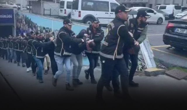 İzmir'de 'Kafes' operasyonu...  14 kişi tutuklandı