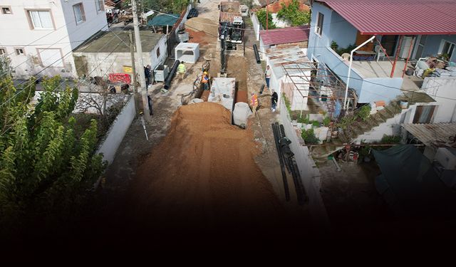 İZSU'dan Torbalı'ya altyapı yatırımı... Yağmur suyu hatları genişliyor