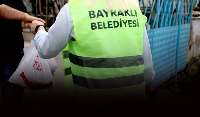 Bayraklı’dan Türkiye’ye örnek dayanışma... 120 bin aileye destek!