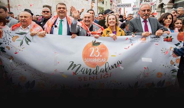 Soyer, Mandalina Şenliği’nde konuştu... Daha yapacağımız çok iş var mesajı!