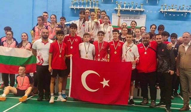 15 Yaş altı Badminton millilerimiz Balkan Şampiyonu oldu