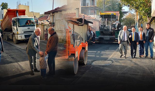 Başkan Selvitopu asfaltlama çalışmalarını yerinde denetledi