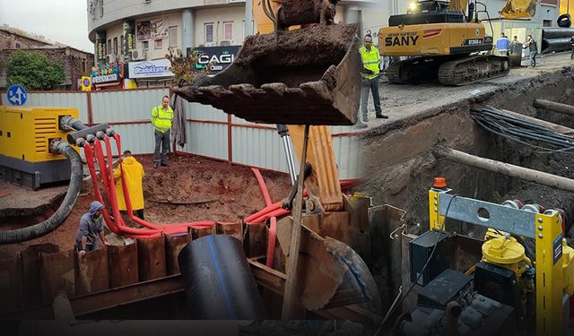 İZSU'dan Büyük Kanal’da yenileme çalışması