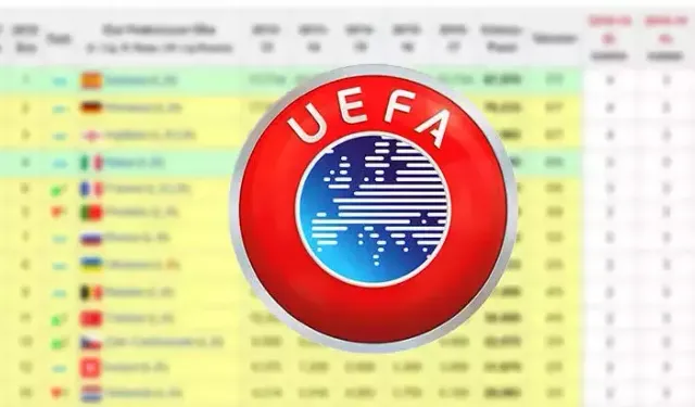 UEFA ülke puanı sıralaması güncel son durum... Türkiye ülke puanında kaçıncı sırada?